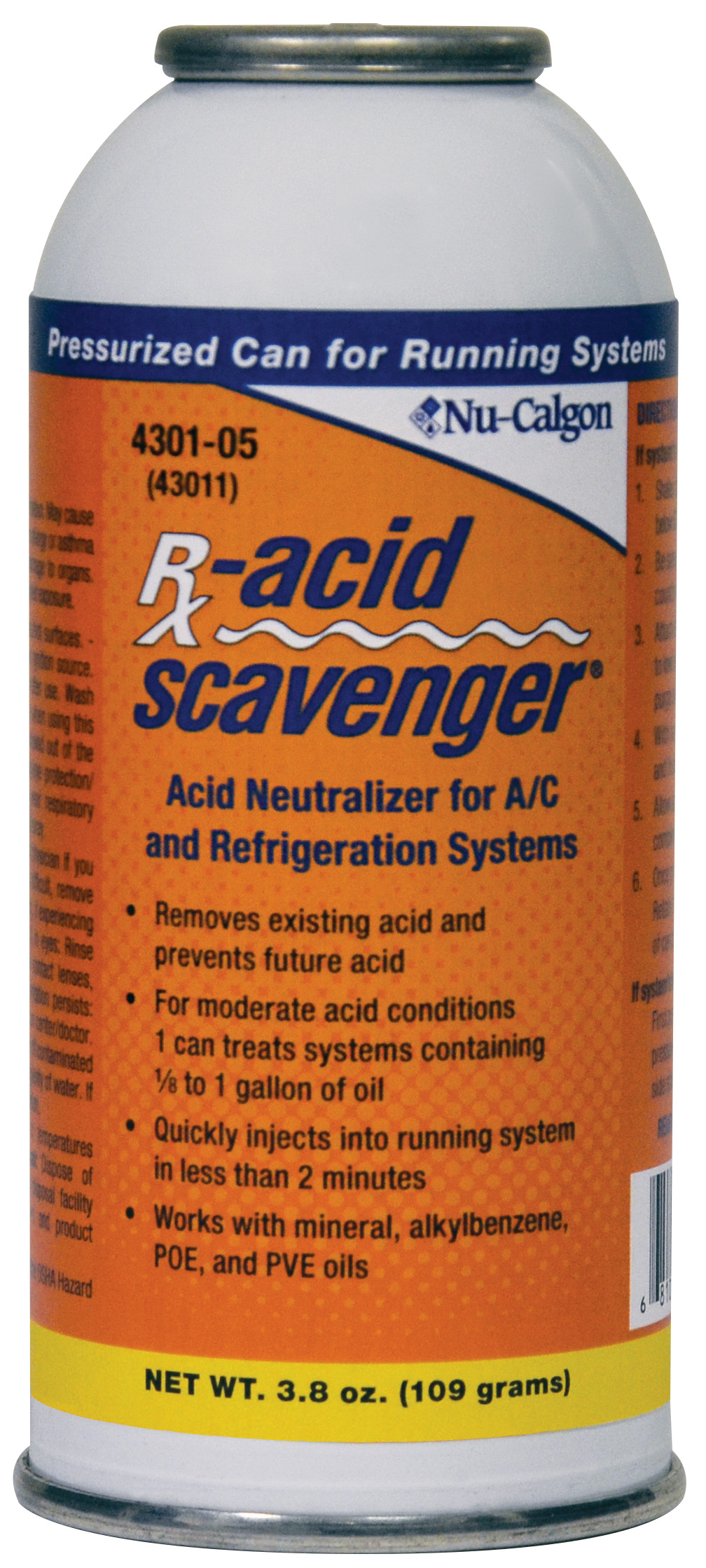 4301-05 PRESSURIZED RX-ACID SCAVENGER - Acid Tests and Neutralizers